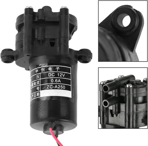Miniatura 5 de 12V ZC-A250 Mini autocebante - Engranaje DC para la herramienta de bombeo de agua del acuario