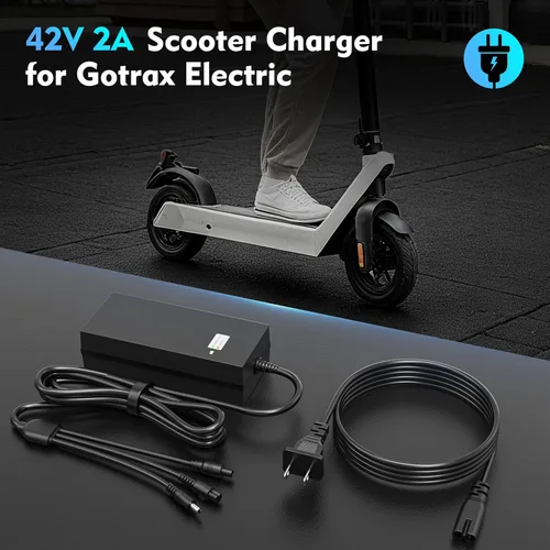 Miniatura 4 de EVAPLUS Cargador certificado SGS de 42 V 2 A, 3 enchufes