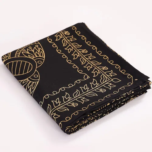 Miniatura 8 de Popular Handicrafts India Hippie Mandala Bohemia Hermoso Bosquejo Cortina Cortina Dormitorio Sala Balcón Cenefa Paneles Negro Oro