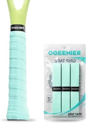 Miniatura 10 de OGEENIER Tennis Racket Grip Tape, 3, 6, 12 Pack Tennis Overgrip Tape, Absorbent and Anti-Slip, Precut Soft Racquet Wrap Grips Tape for Pickleball