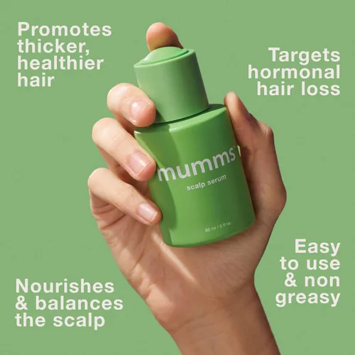Miniatura 5 de mumms Suero para el cuero cabelludo, tratamiento para el crecimiento del cabello con palma enana americana y raíz de jengibre, 2 onzas líquidas, uso