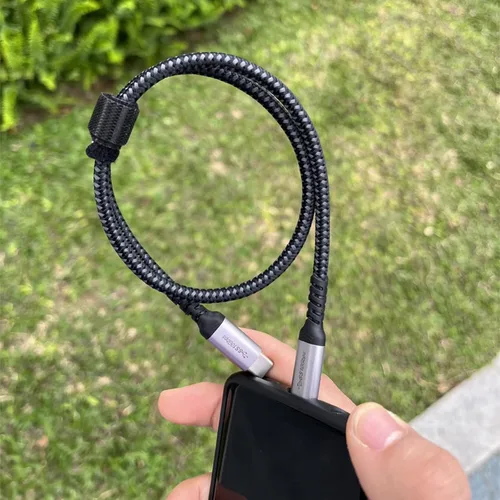 Miniatura 6 de Cable corto USB C a USB C (paquetes de 2 paquetes de 1.5 pies), 3.1 Gen 2 10Gbps 100W 4K USBC Video Cable de carga rápida de transferencia de datos