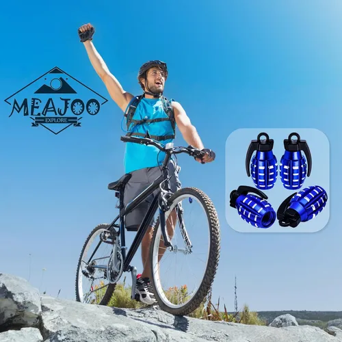 Miniatura 4 de 4 tapas de vástago de válvula de neumático, cubiertas universales de aleación de aluminio para automóviles, camiones, SUV, motocicletas, bicicletas