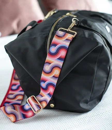 Miniatura 8 de Kedzie Interchangeable Classic Print Adjustable Length 55 Handbag Purse Strap Replacement 2-inch Wide Crossbody Strap