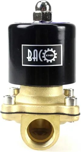 Miniatura 2 de BACOENG VITON Válvula solenoide de 1/4, 3/8, 1/2, 3/4, y 1 pulgada, de 12 voltios a corriente directa, y 110 voltios a corriente alterna.