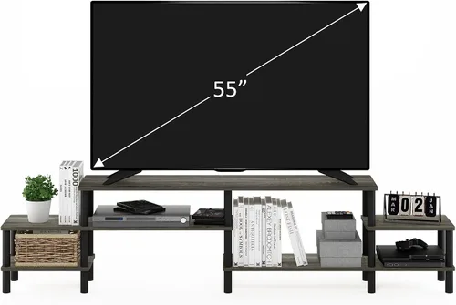 Miniatura 35 de Furinno 11191BK THE Centro de Entretenimiento Soporte para TV, Negro