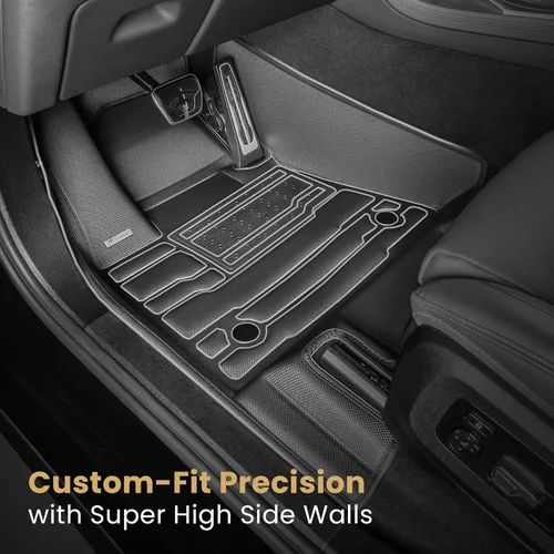 Miniatura 3 de TuxMat - para Ford F150 SuperCrew sin almacenamiento plegable en el asiento trasero, modelos 2021-2026 - Tapetes personalizados para auto, máxima