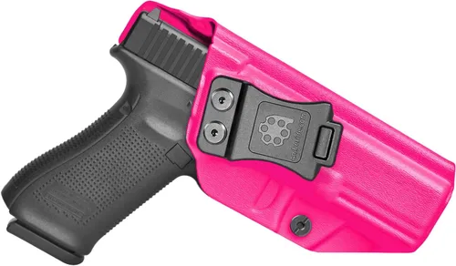 Miniatura 10 de Amberide IWB Kydex Holster for Glock 17/22 / 31/34 Gen 1-5, Concealed Carry, MOS and Non-MOS Options Available, Adjustable Cant, Posi-Click Fibra