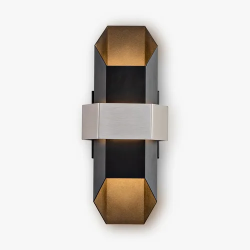 Aplique de pared de latón de 2 luces, apliques de pared dorados de 12 pulgadas con pantalla de malla de rejilla, lámpara de pared de latón mate,