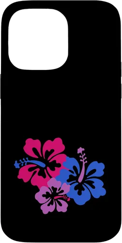 Miniatura 20 de Funda para iPhone 13 Pro Bisexual Bi Pride Sutil Hibiscus Flower Hawaii LGBT LGBTQ
