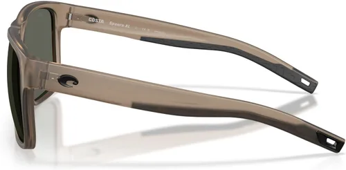 Miniatura 18 de Costa Man - Gafas de sol con montura negra mate, lentes de espejo verde, 2.323 in
