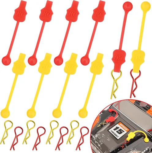 Miniatura 10 de Clips para el cuerpo de autos a control remoto con lengüetas de tracción para camiones universales de control remoto 1:12 1:14 1:16 y 1 perforador