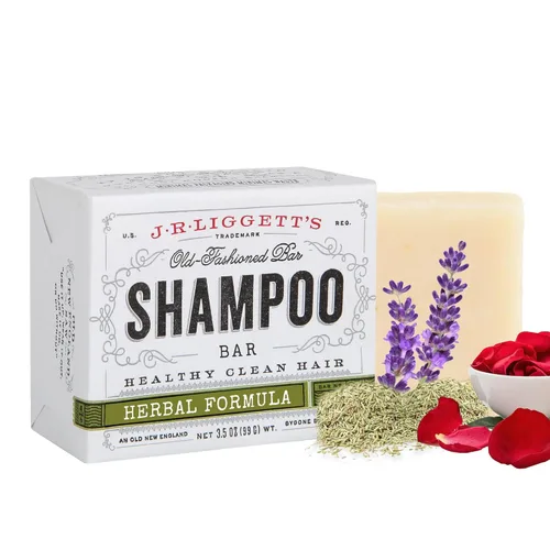 Miniatura 13 de J·R·LIGGETT'S Barra de champú – Fórmula de árbol de té, barra de champú sólida totalmente natural para cabello con aceite de coco y aceite