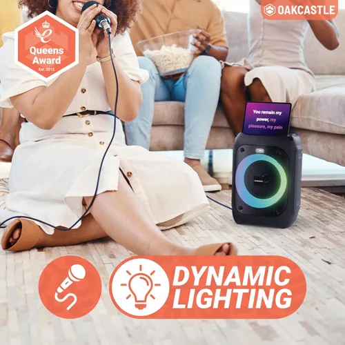 Miniatura 3 de Altavoz portátil Bluetooth para fiesta Potencia de 40W y batería recargable hasta 7H Gran altavoz Bluetooth 2.0 con micrófono con cable Modo