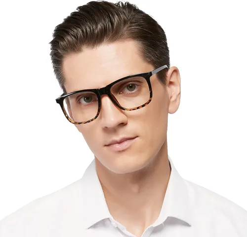 Miniatura 7 de MARE AZZURO Gafas de lectura cuadradas de gran tamaño para hombres lectores grandes 1.0 1.25 1.5 1.75 2.0 2.25 2.5 2.75 3.0 3.5 4.0 5.0 6.0