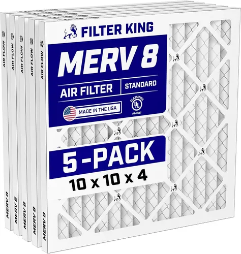 Miniatura 70 de Filter King Filtro de aire de 5.5 x 29.5 x 1 (MERV 8) (paquete de 5) filtros de horno de CA para control de polvo y alergias, fabricados en EE. UU.