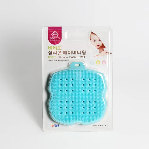 Miniatura 8 de Esponja de baño de silicona ultra suave para bebé y piel seca (rosa bebé)