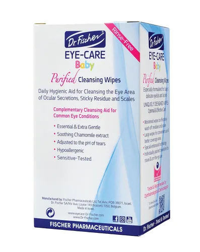 Miniatura 3 de Dr. Fischer Toallitas para ojos de bebé para recién nacidos y niños pequeños, toallitas limpiadoras estériles para conductos lagrimales obstruidos