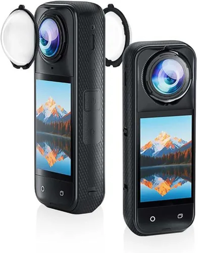Miniatura 10 de Puluz Compatible con Insta360 One X2 Sticky Lens Guards PC Funda protectora para Insta 360 One X2 impermeable 360 Accesorios de cámara de acción