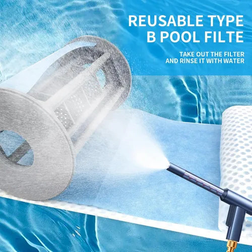 Miniatura 5 de Filtro de piscina tipo B: reutilizable, filtro de piscina sobre el suelo, cartucho de filtro de piscina tipo B, se adapta a la mayoría de bombas