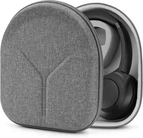 Miniatura 8 de Geekria Shield - Funda para auriculares compatible con Anker Soundcore Q11i, Life Q20, Life Q30, Space Q45 y más, bolsa de transporte de viaje Negro