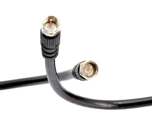 Miniatura 12 de THE CIMPLE CO Cable coaxial RG6 de 6 pies con conectores macho tipo F dorados – Coaxial de interior/exterior para televisión por cable, satélite