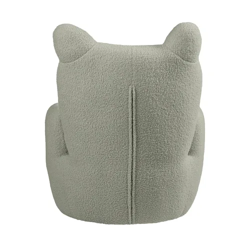 Miniatura 11 de ECR4Kids Teddy Bear Sherpa - Silla para niños pequeños, altura del asiento de 14 pulgadas, muebles para niños, salvia oscura