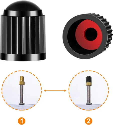 Miniatura 4 de HZJD Brass Presta Valve Adapter, Convert Presta to Schrader Adaptor for Bike, Inflate Tire Using Standard Pump or Air Compressor, Tire Valve
