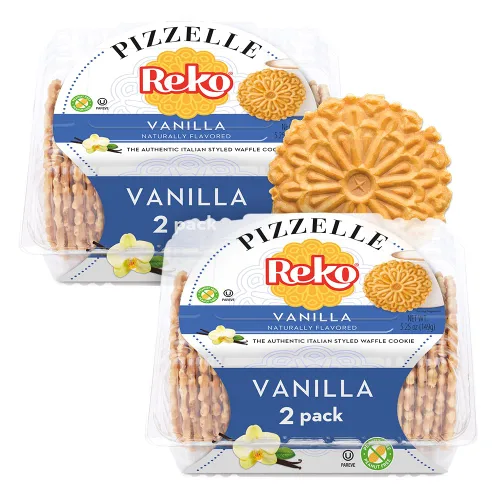 Miniatura 14 de Reko Pizzelle Galleta auténtica estilo italiano, arce, 7 onzas (paquete de 1)