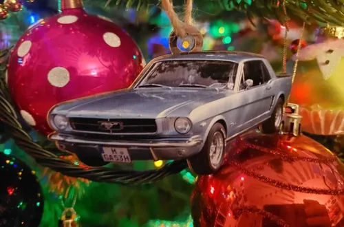 Miniatura 6 de Adorno de Navidad con foto personalizada para cámper, caravana, caravana, viajes, remolques, amantes de los remolques, 3.5 x 3.5 pulgadas
