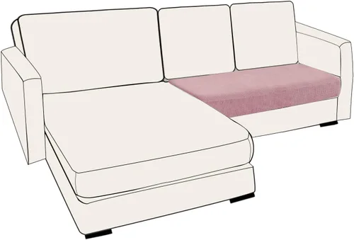 Miniatura 119 de UNBBRRL Fundas de cojín de asiento para sofá, elásticas, funda de cojín individual para sofá, fundas de cojín para sofá, fundas de héroe protegen
