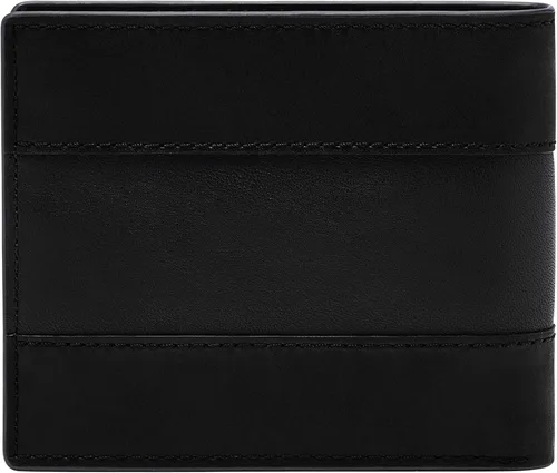 Miniatura 2 de Fossil - Cartera plegable de cuero para hombre con ventana abatible de identificación