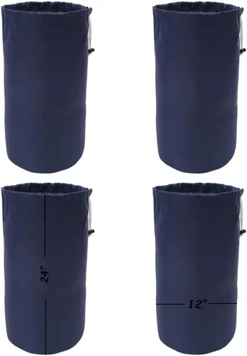Miniatura 8 de Bolsa de saco, resistente al agua, con cordón duradero, paquete de 4