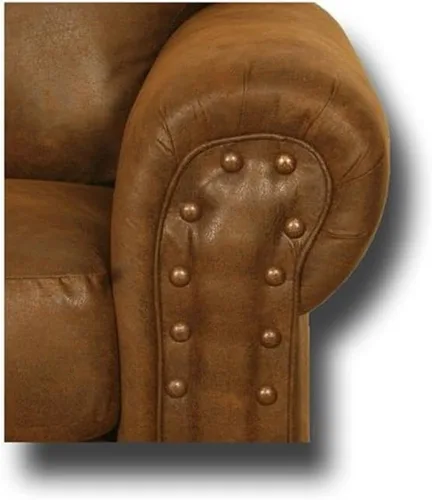 Miniatura 5 de American Furniture Classics Sofá biplaza de microfibra Buckskin en marrón