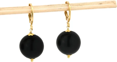 Miniatura 2 de Gempires - Aretes de aro de perlas naturales, aretes de meditación, joyería hecha a mano, regalo para ella