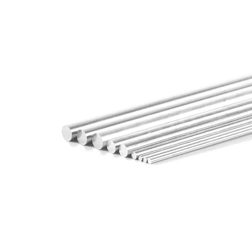 Miniatura 4 de 10 varillas redondas de aluminio de 0.118 in de diámetro, 12 pulgadas de longitud, barra de torno sólida para manualidades y piezas de máquinas