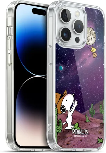 Miniatura 57 de Head Case Designs Funda de gel con licencia oficial de Peanuts Nebula Cactus Needles Snoopy Space Cowboy [protección de grado militar] compatible