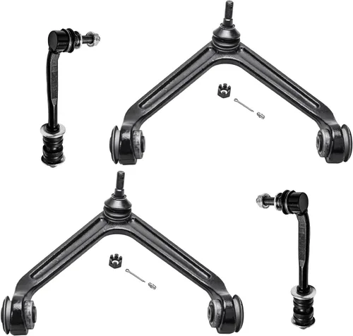 Miniatura 54 de Detroit Axle - Brazos de control superiores traseros para Chrysler 300 Dodge Challenger Charger Magnum, reemplazo del conjunto de brazos de control