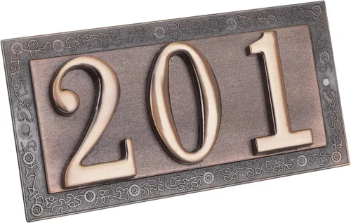 Miniatura 21 de GREUS Letrero personalizado con número de casa, placa de dirección personalizada, pizarra para interiores y exteriores, letreros decorativos