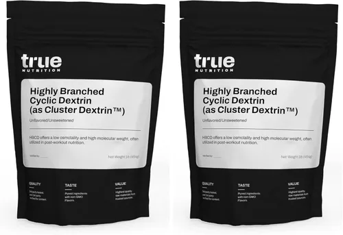 Miniatura 10 de True Nutrition - Dextrina cíclica altamente ramificada - Polvo de carbohidratos para una energía sostenida durante el entrenamiento, recuperación