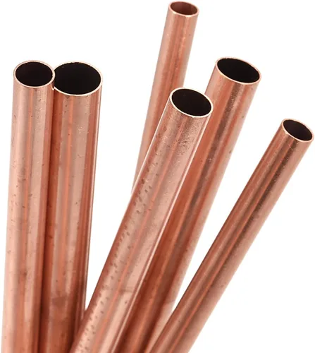 Miniatura 4 de uxcell Tubo de Cobre, 2mm 3mm 4mm 5mm 6mm 7mm DE x 0.2mm de espesor de pared 200mm de longitud Tubo metálico, paquete de 6