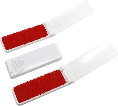 Miniatura 9 de GARASANI Paquete de 3 cepillos de plástico portátiles y plegables para ropa, removedor de pelo de mascotas, manual para sofá, cama, limpieza