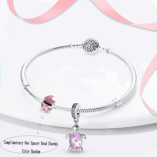 Miniatura 79 de LNQOBU Happy Life - Colgante para pulseras de abalorios, plata de ley 925 para mujer (con un espaciador de cuentas)
