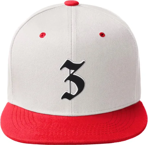 Miniatura 1435 de Daxton Gorra clásica con visera de billete plano con letras del alfabeto inglés antiguo de la A a la Z