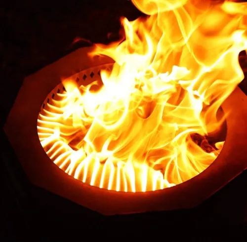 Miniatura 2 de INNO STAGE Pozo de fuego patentado sin humo, estufa de campamento con bajo humo de 13 pulgadas, estufa de campamento de leña para exteriores, bolsa