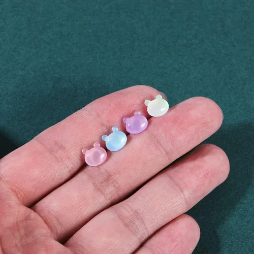 Miniatura 3 de AoedeJ Colorful Stud Earrings Set Plastic Earrings Cute Clear Earrings Kawaii Hypoallergenic Earrings for Girls Women Multipack