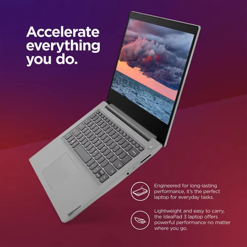 Miniatura 4 de Lenovo IdeaPad 3 - Laptop con pantalla FHD de 14 pulgadas, procesador Intel Core i5-1135G7, 12 GB de RAM, SSD PCIe de 256 GB, cámara web, lector