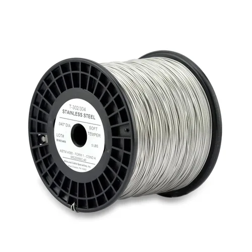 Miniatura 10 de WCS - Cable de bloqueo de seguridad de acero inoxidable .032, T302/304, NASM20995C MS20995C, ASTM A580 condición A, AMS569, alambre mecánico