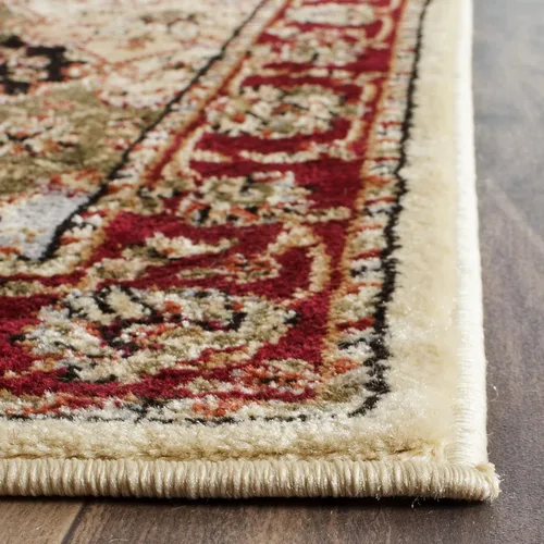 Miniatura 2 de SAFAVIEH Lyndhurst Collection - Alfombra de pasillo, 2 pies 3 pulgadas x 6 pies, multicolor y rojo, diseño oriental tradicional, no desprende pelusa
