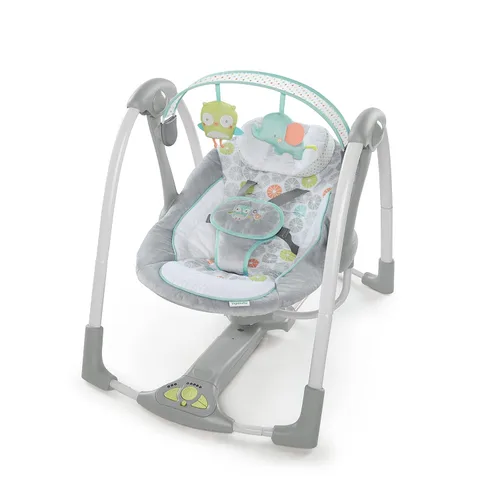 Miniatura 19 de Ingenuity ConvertMe - 2 en 1 columpio portátil y compacto para bebé y asiento infantil, vibraciones que ahorran batería, sonidos de la naturaleza